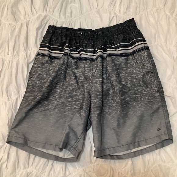 Grey Ombré Swim Shorts - Picture 1 of 2